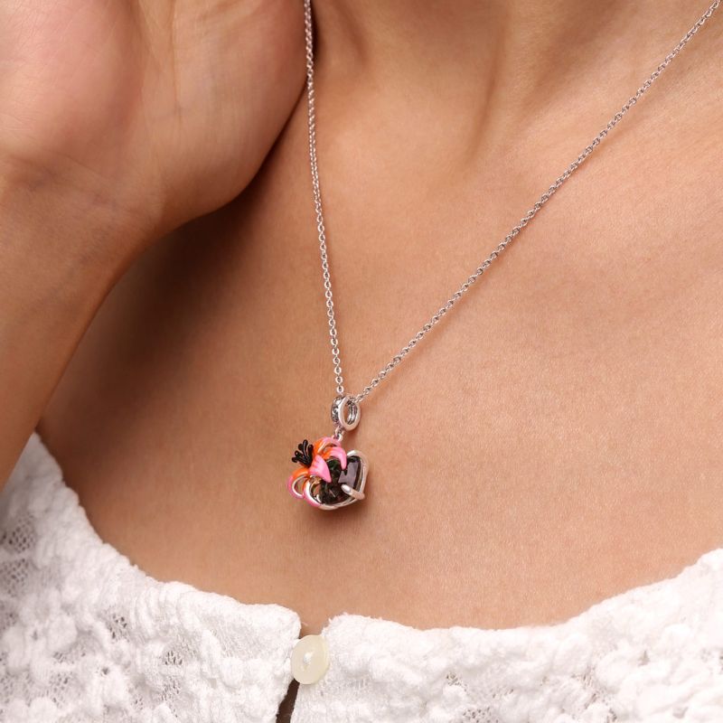 Lily Leopard Print Pendant