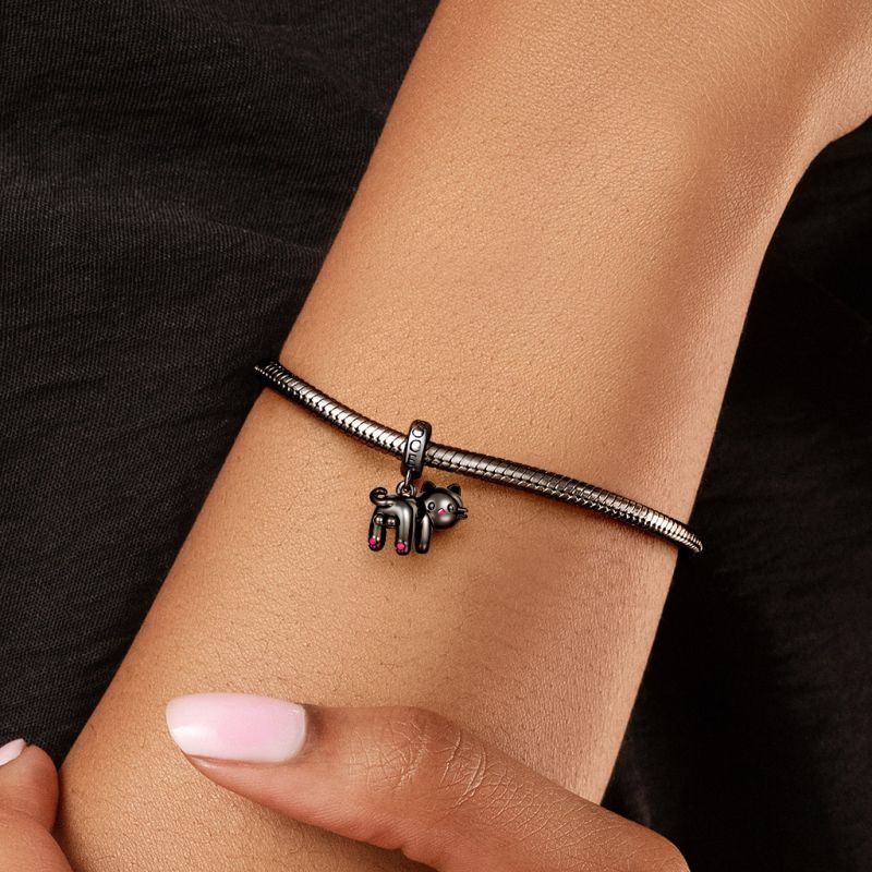 Black Cats Butt Pendant