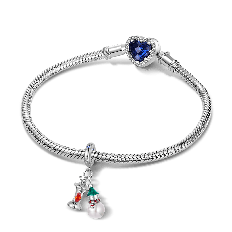 Snowman Apple Pendant