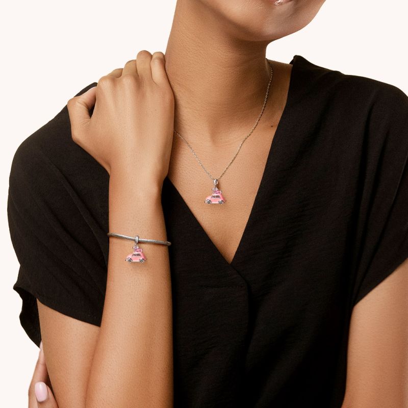 Pink Car Pendant