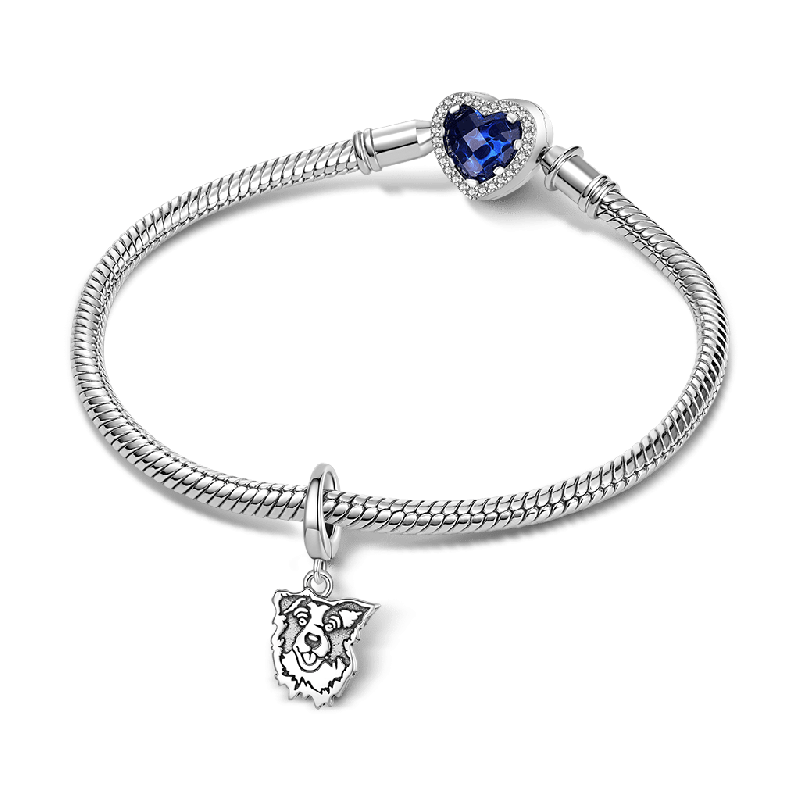 Collie Clasp Clusters Charm