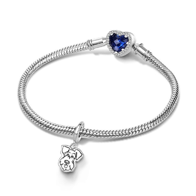 Schnauzer Clasp Clusters Charm