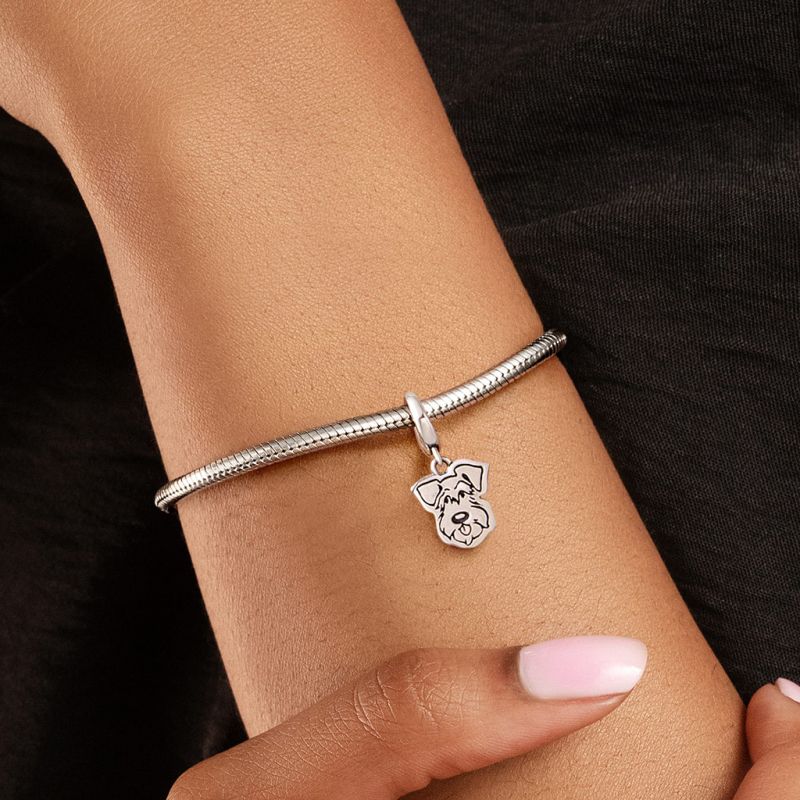 Schnauzer Clasp Clusters Charm