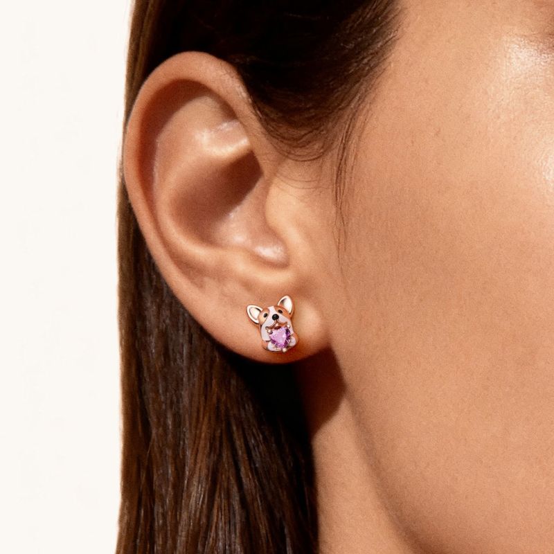 Corgi Stud Earrings