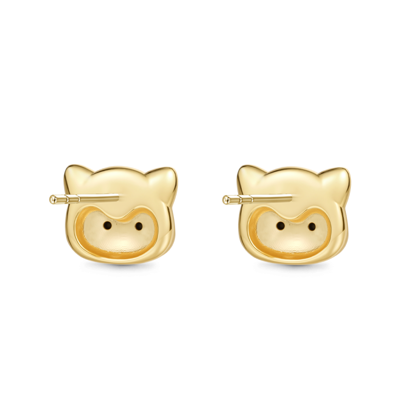 Cat Stud Earrings