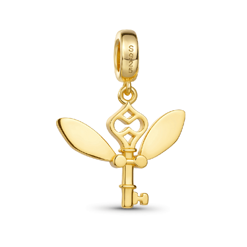 Winged Key Pendant
