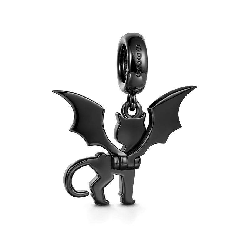 Winged Skeletal Horse Pendant