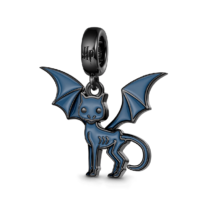 Winged Skeletal Horse Pendant