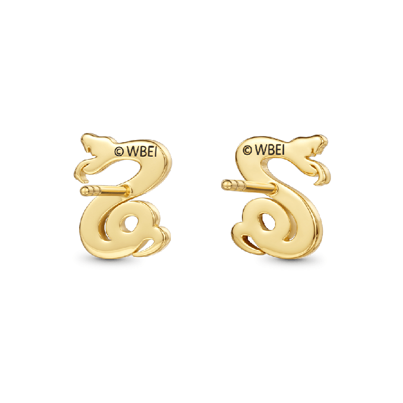Slytherin Snake Stud Earrings