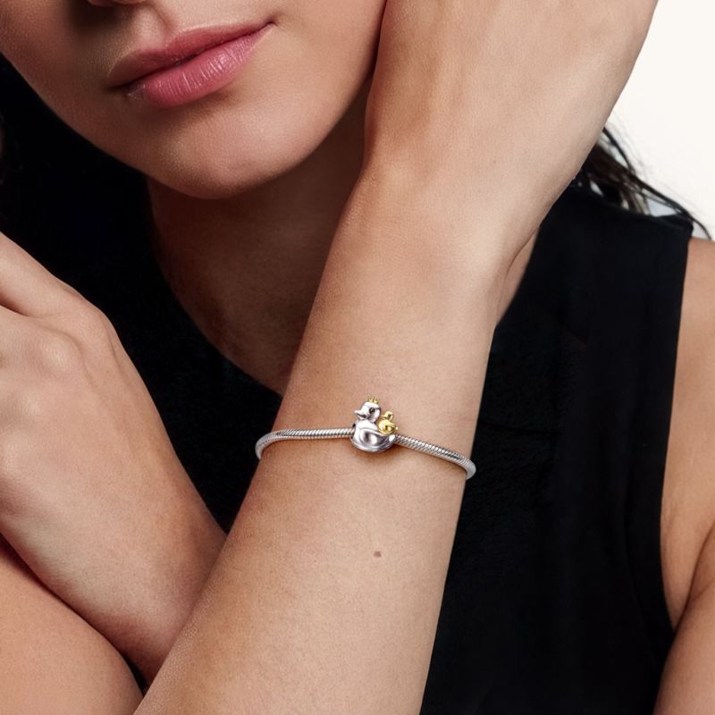 Little Yellow Duck Mother-Child Charm