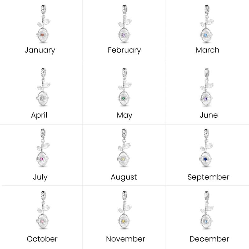 Birthstone Seed Pendant