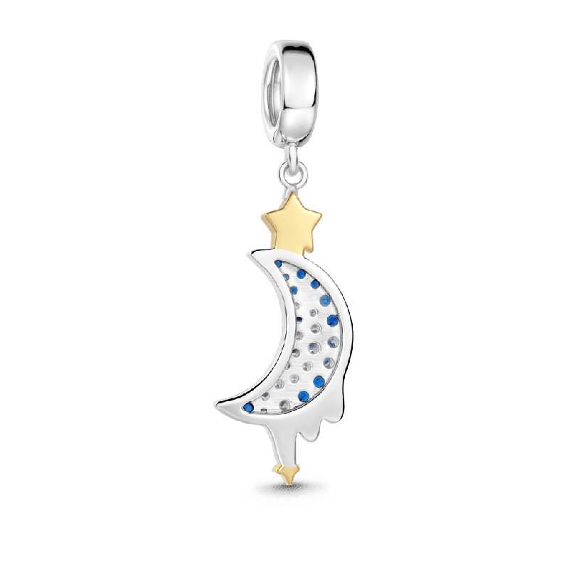 Moon & Star Charm