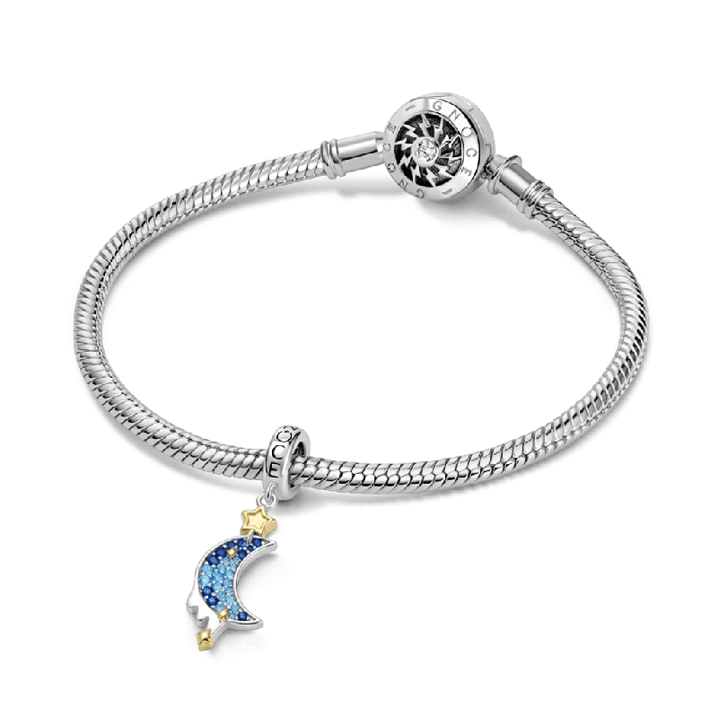 Moon & Star Charm
