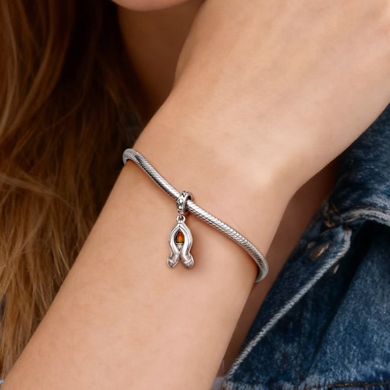 Holding Fire In Both Hands Pendant