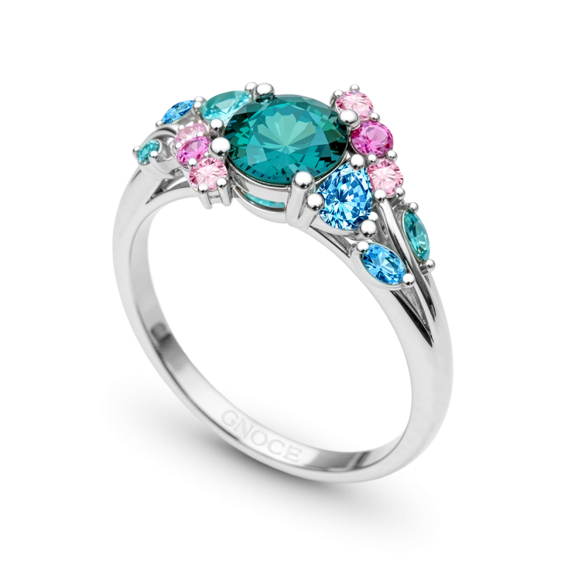 Round- Cut Engagement Ring