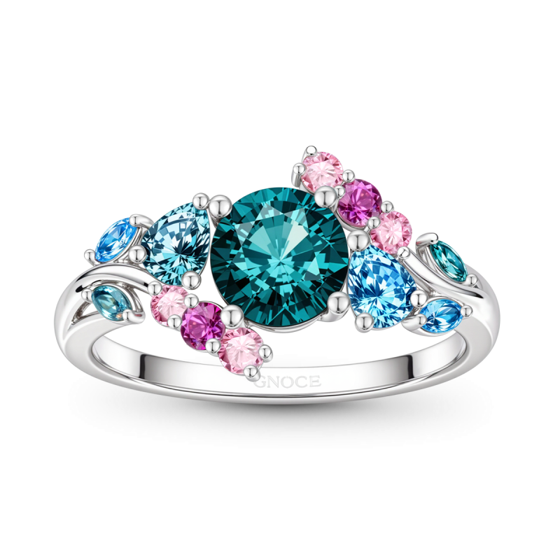 Round- Cut Engagement Ring