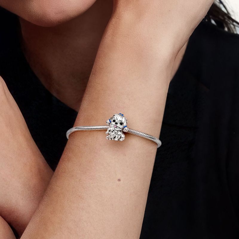 Maltese Dog Charm