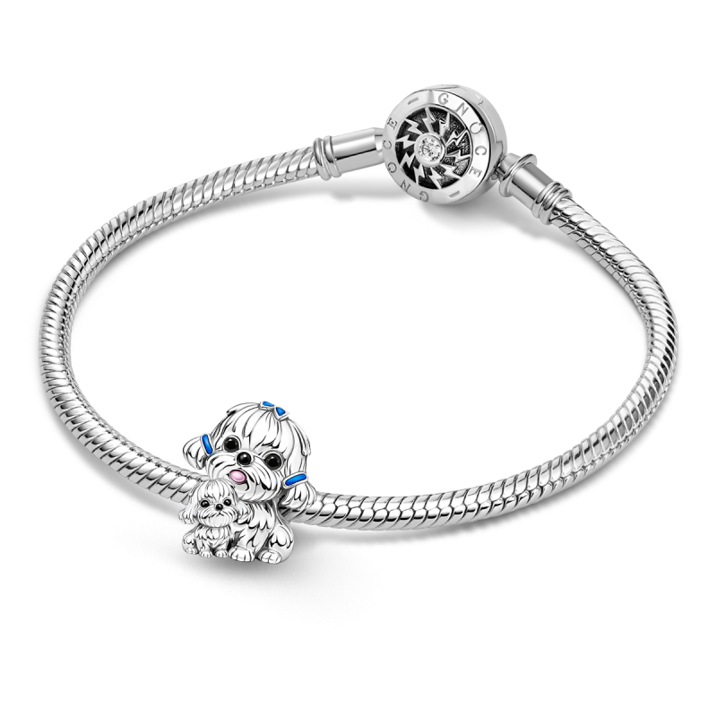 Maltese Dog Charm