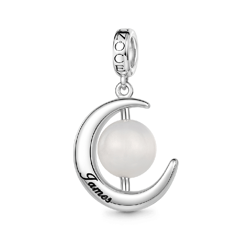 Moon Engravable Charm