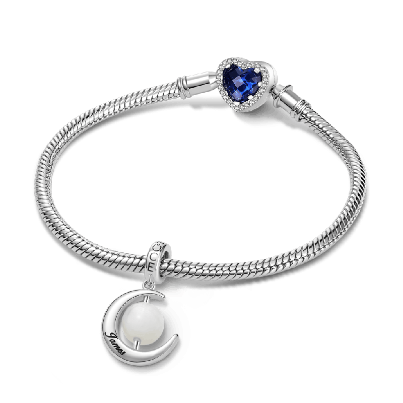 Moon Engravable Charm
