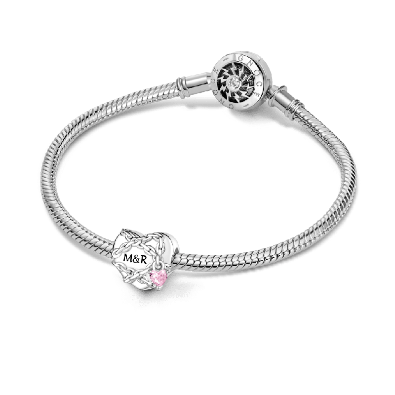 Chains of Love Heart Charm