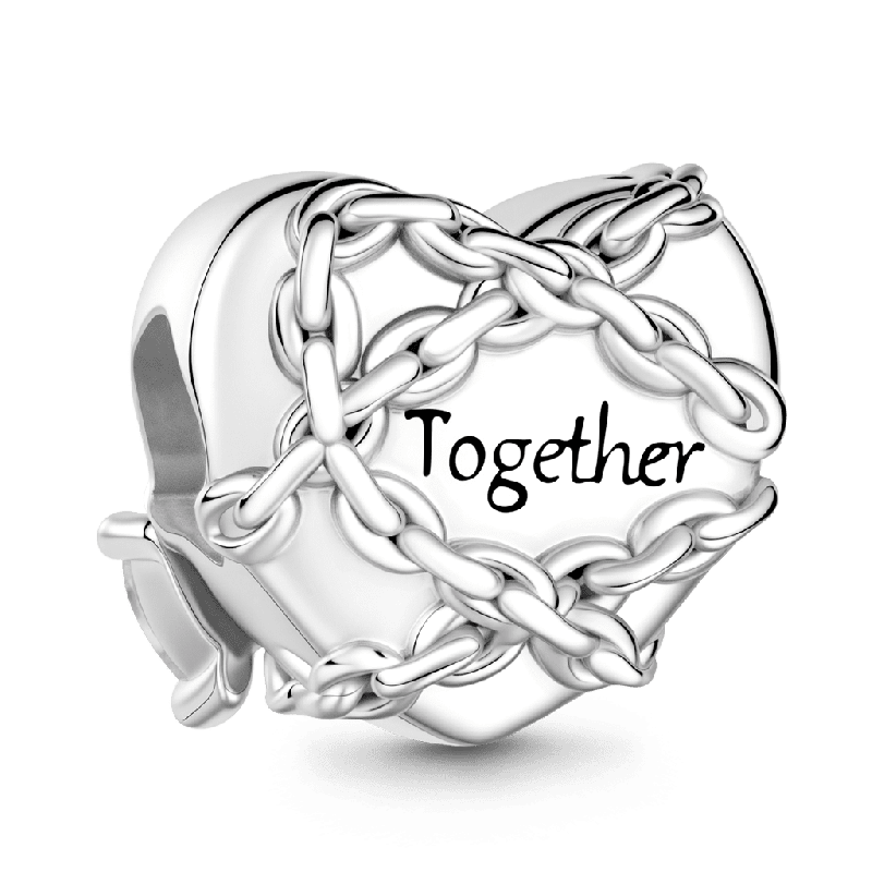 Chains of Love Heart Charm