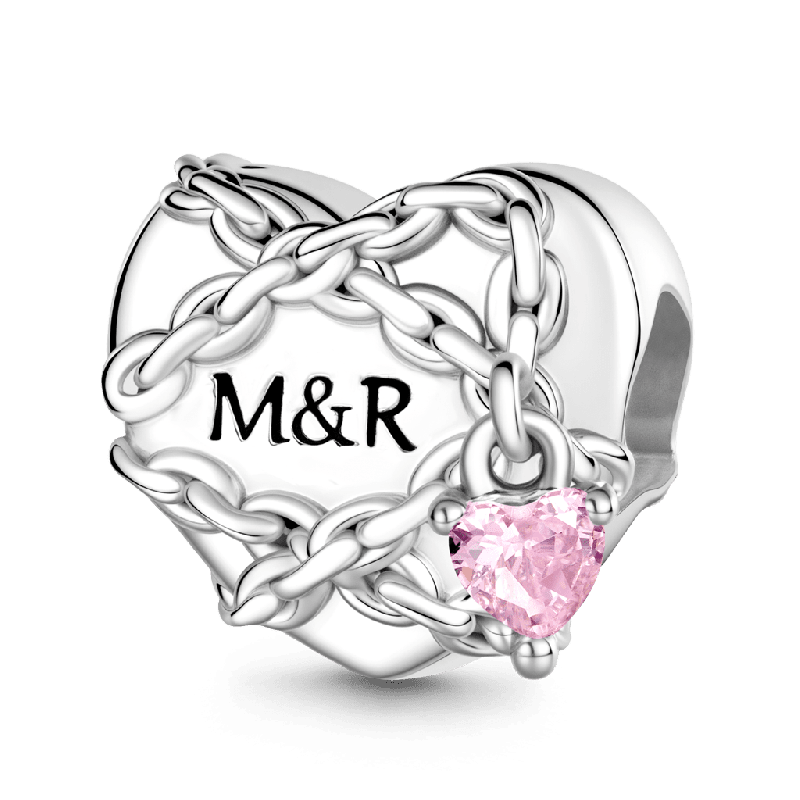 Chains of Love Heart Charm