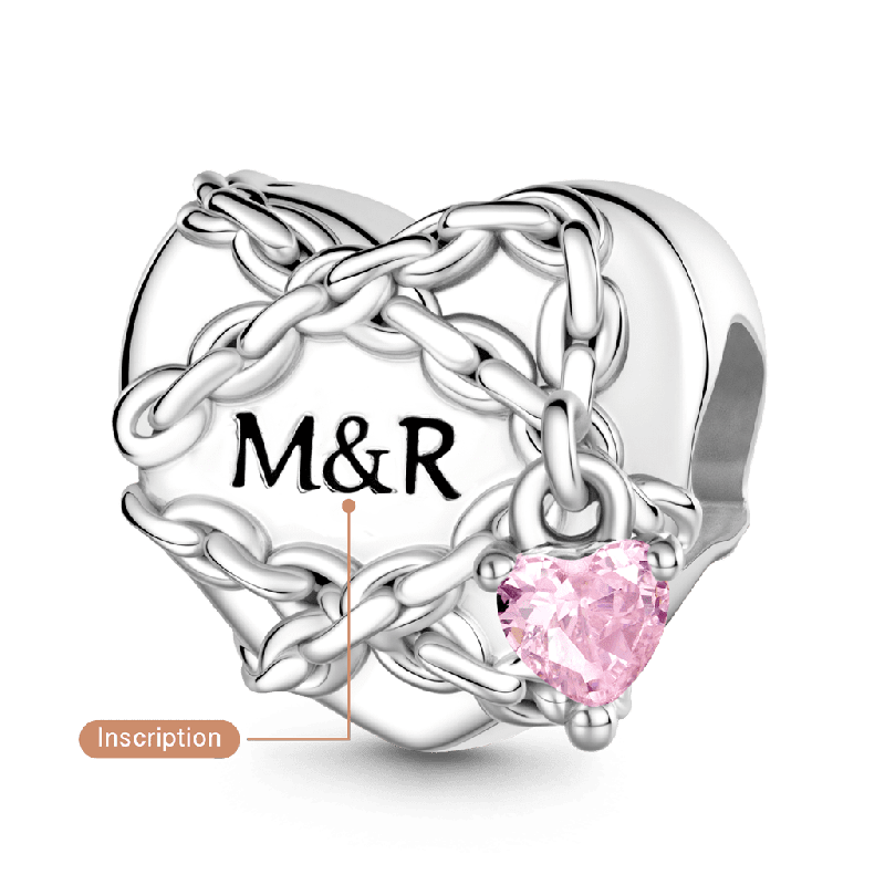 Chains of Love Heart Charm