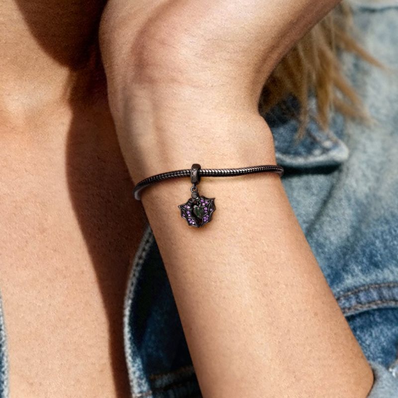 Openable Bat & Heart Charm