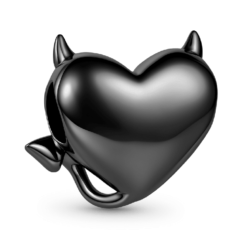 Devil & Heart Charm