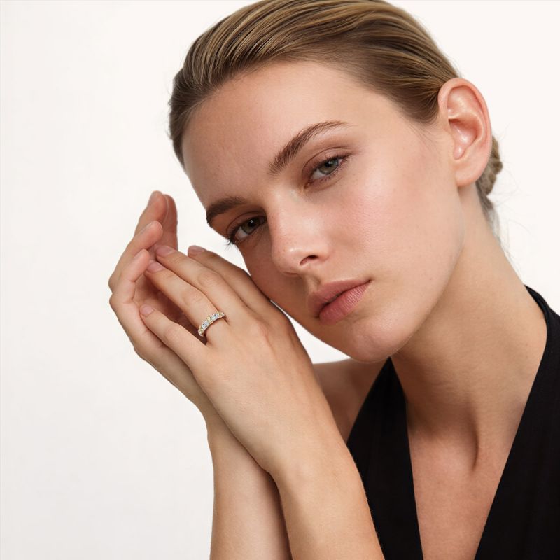 Infinity Symbol Round-cut Engravable Ring