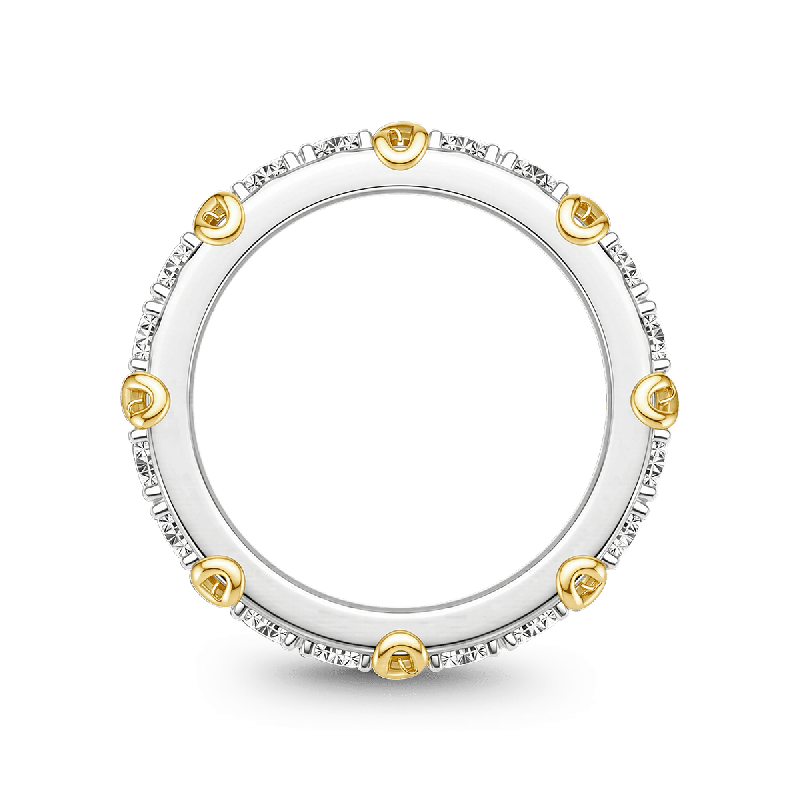 Infinity Symbol Round-cut Engravable Ring