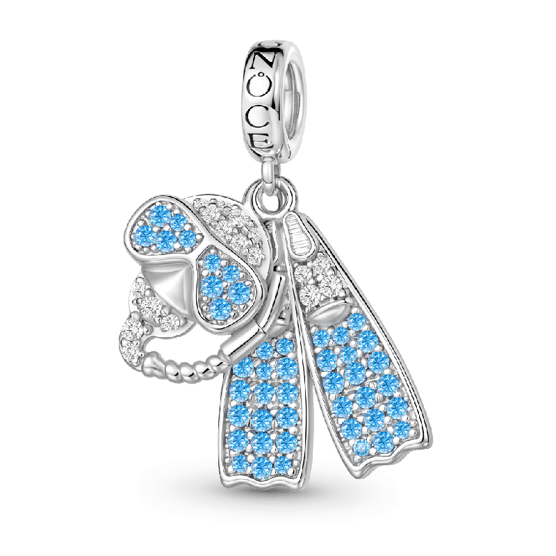 Diving Mask and Fins Charm