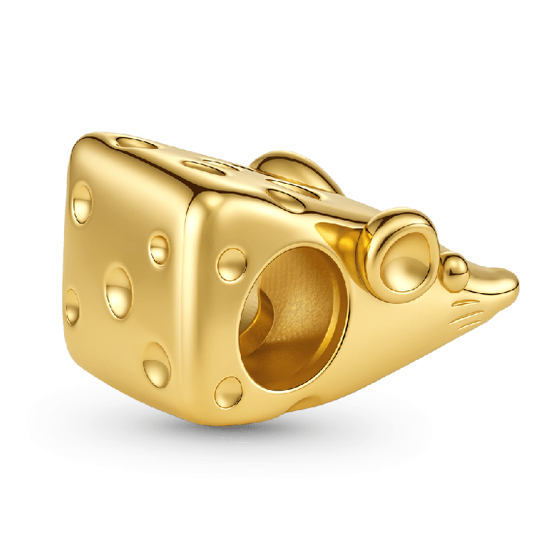 Cheese Mouse Charm