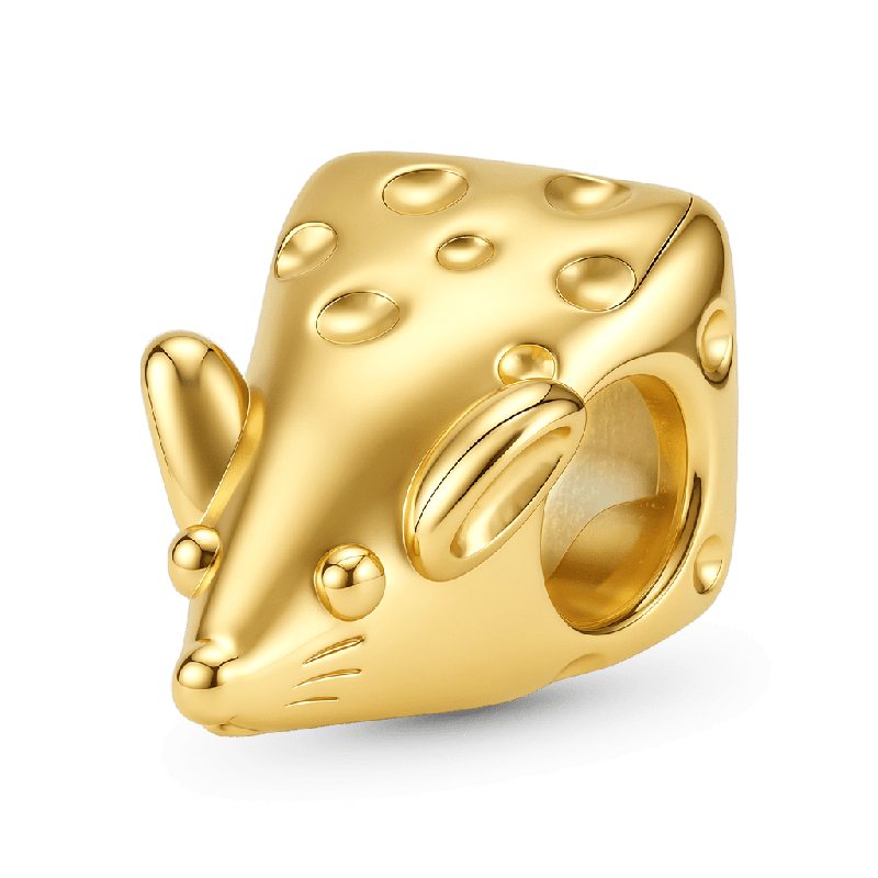 Cheese Mouse Charm