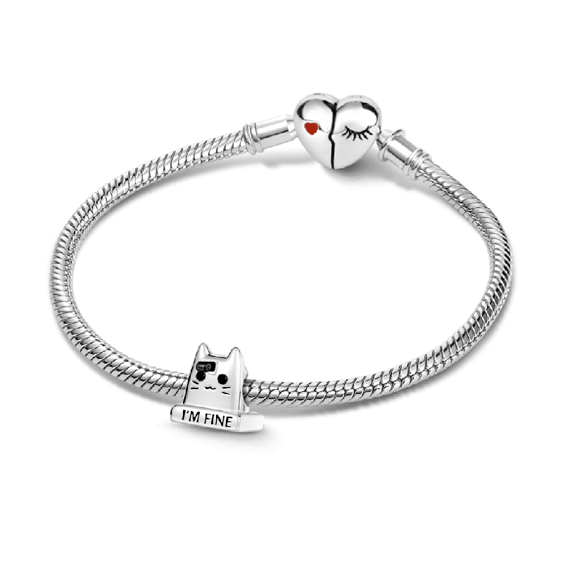 Cat Knife Engravable Charm