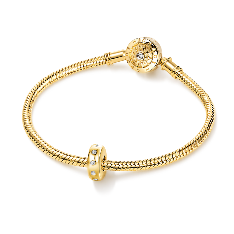18k Gold Plated Shiny Stopper