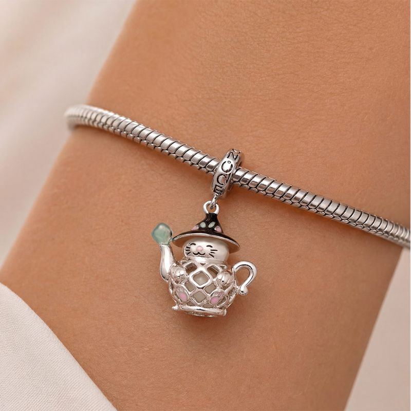 Cat Teapot LED Light Charm