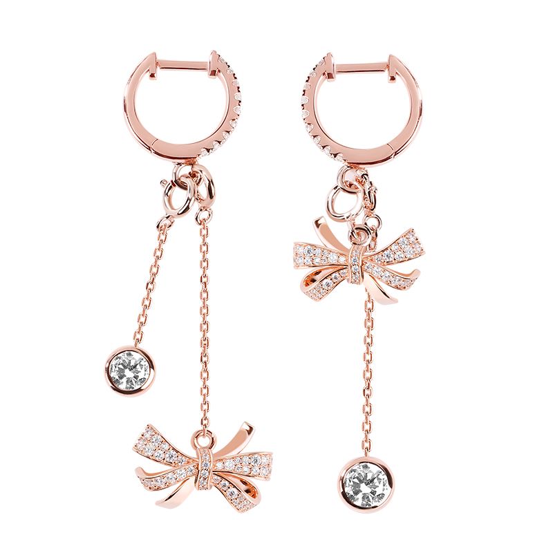 Infinite Love Rose Gold Earrings