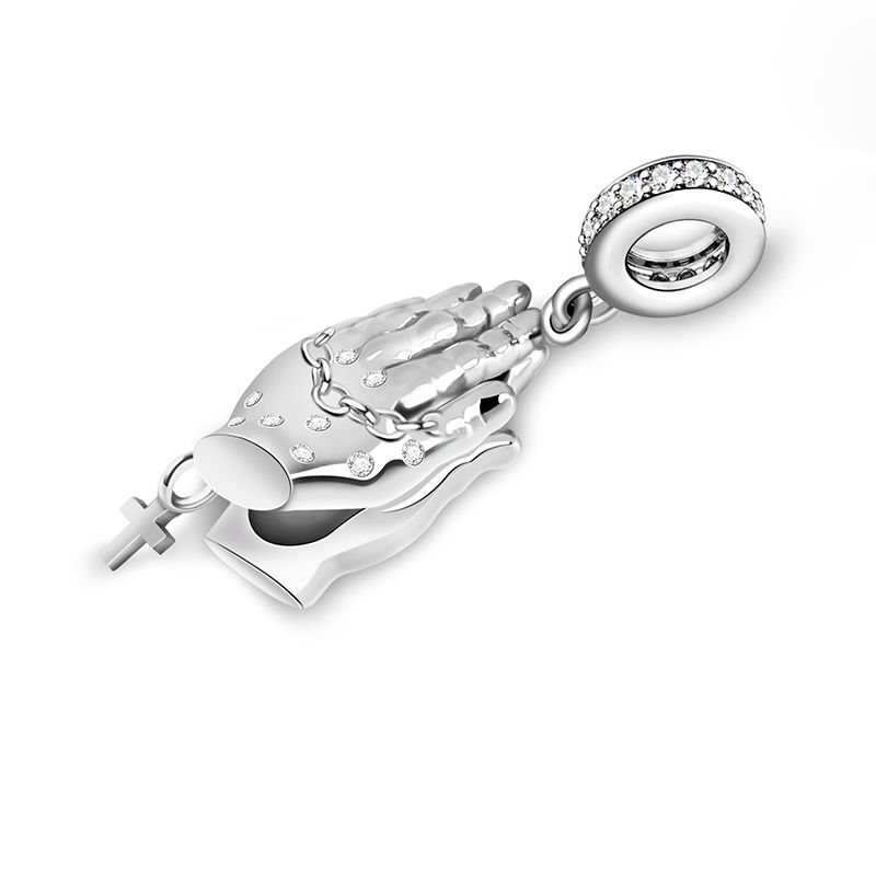 Pray Zirconia Charm
