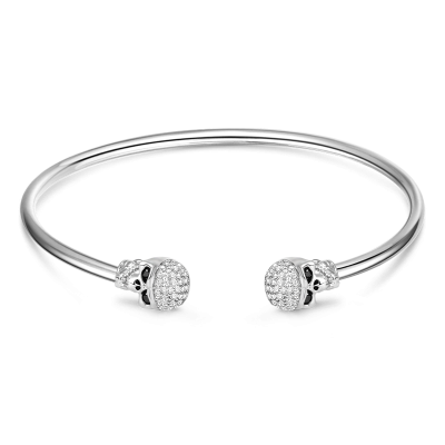 Skull Open Bangle