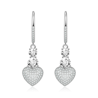Heart Dangle Earrings