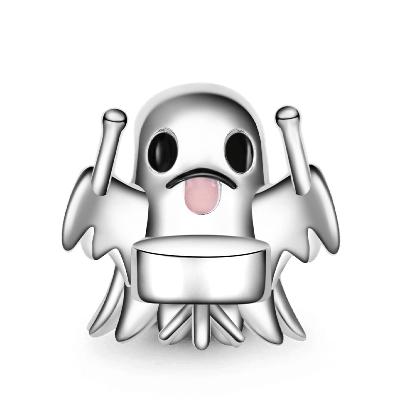 Ghost Drummer Charm
