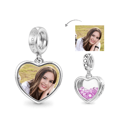 Jul.Birthstone Photo Pendant