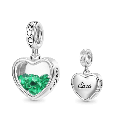 May.Birthstone Engravable Pendant