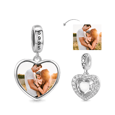 Heart Photo Pendant