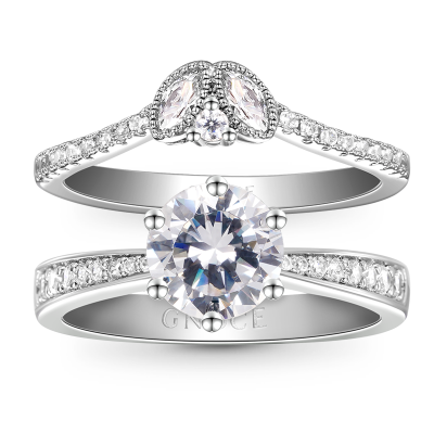 Round-cut Stackable Ring