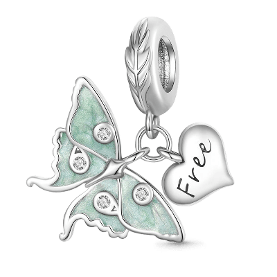Butterfly Heart Pendant