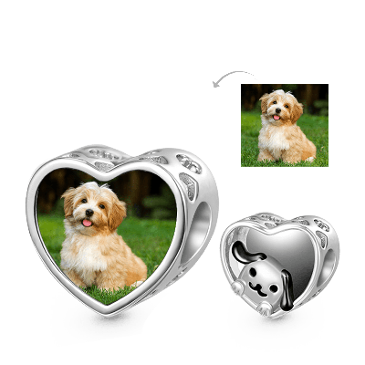 Pet Dog Photo Charm