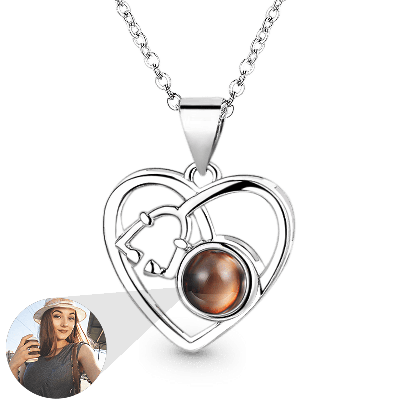 Projection Love Heart Necklace